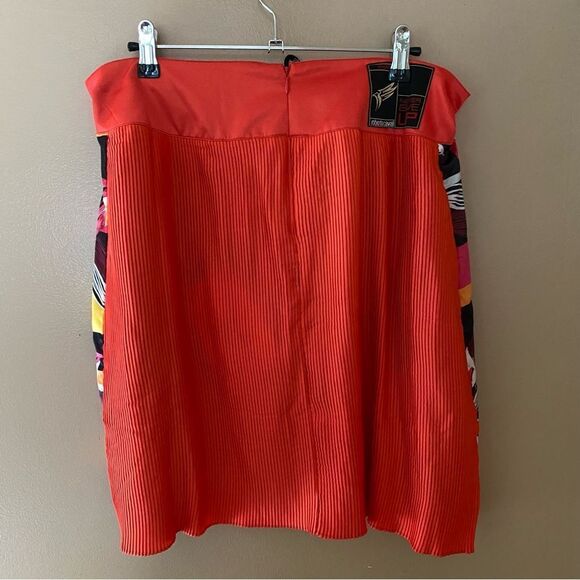 Roberto Cavalli Sport plisse pleat drawstring mini skirt Italy Sz XL NWT - Picture 12 of 12